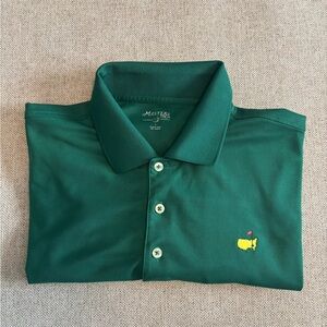 Masters Green and Yellow Polo Shirt